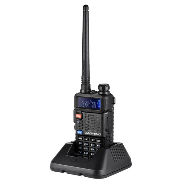 

Baofeng f8 vhf uhf dual band walkie talkie tran ceiver interphone with lcd fm radio receiver 5w dtmf encode voice broadca t