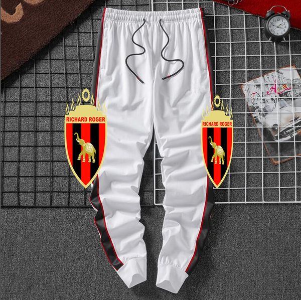 

2019 new fa19029 spring casual mens brand track pants long sweatpants men fashion autumn sport thin trousers fitness school pants, Black