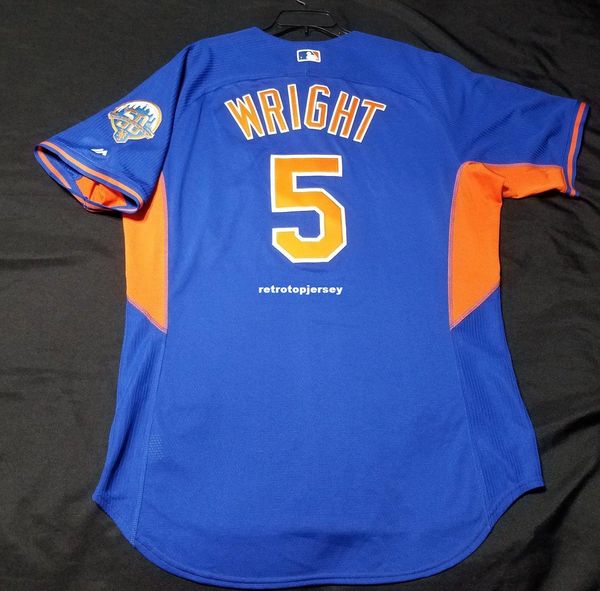 

majestic david wright new york #5bp cool base jersey mens stitched sharp wholesale big and tall size xs-6xl baseball jerseys, Black;blue