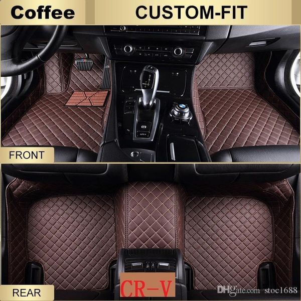 2019 Scot All Weather Leather Floor Mats For Honda Crv Waterproof Anti Slip 3d Front Rear Carpets Custom Fits Black Right Hand Driver Model From
