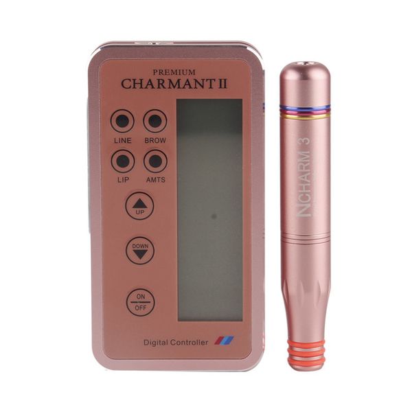 

permanent makeup digital pen professional eyebrow lip eyeliner tattoo machine set microblading gun cartridge needles micro blade