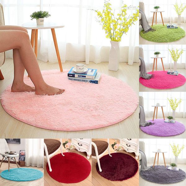 

round fitness yoga carpet fluffy round rug carpets silky faux fur rugs kids room long plush rugs for bedroom shaggy area rug