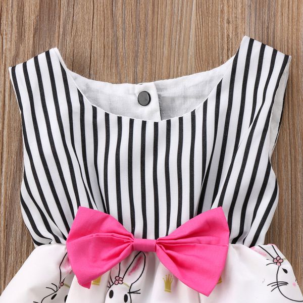 

newborn toddler baby girls bowknot bunny clothes romper sunsuit outfits, Blue