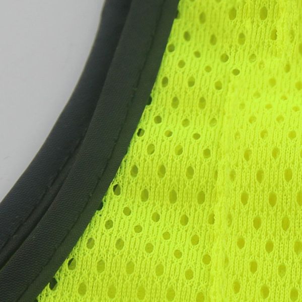 

high visibility reflective vest outdoor safety vests cycling vest men working night running sports outdoor clothes women, Black