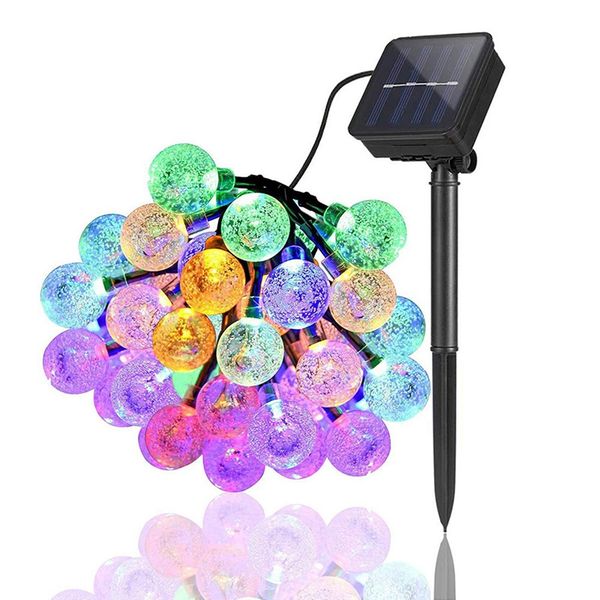 

Umlight1688 солнечный свет строки 20 футов 30 LED хрустальный шар водонепроницаемый струн