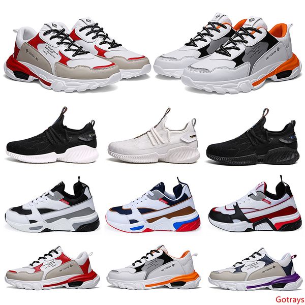 

new ale fashion men running shoes triple balck white multi-color man trainers sports sneakers zapatillas 40-46
