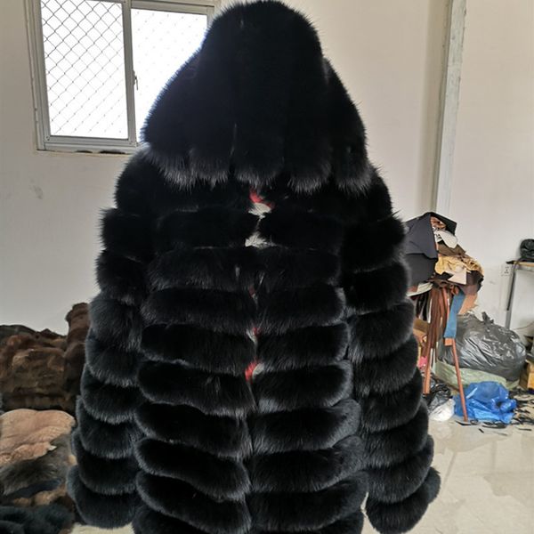 

wholesale of new men's fur coat, fur coat and long men's real caps, Black