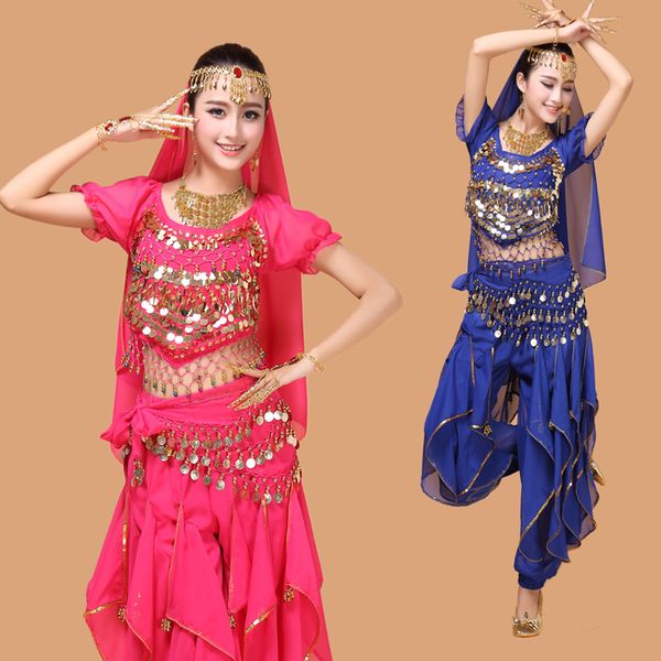 

2019 new style belly dance set bellydance clothes indian performance wear bollywood dance costume triba gypsy 4pcs-7pcs, Black;red