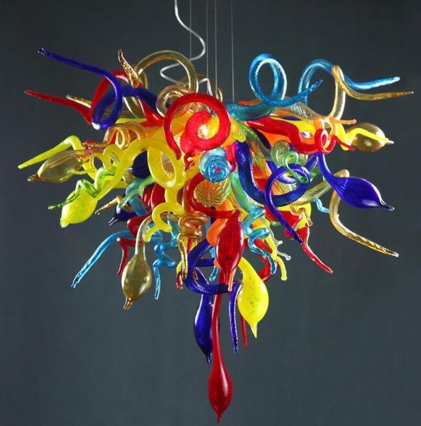 

lamp multi colored murano brown chandeliers hand blown glass led blubs chandelier lamps for livingroom art decoration