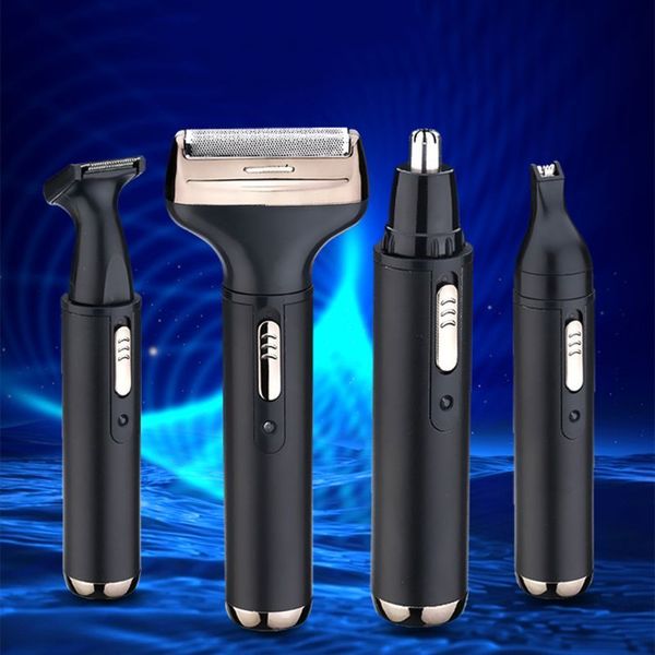 

multi-function electric nose hair trimmer charging shaver facial cleaner mini eyebrow knife set
