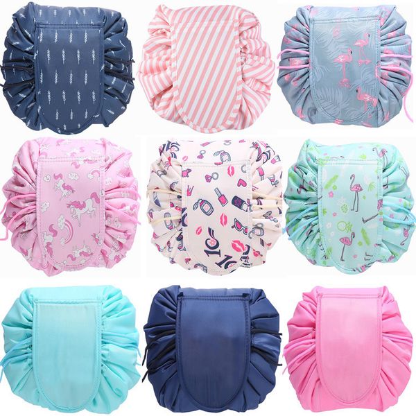 

new organizer large-capacity drawstring cosmetic bag travel makeup bag storage bags beam magic pouch toiletry kit box wash bag