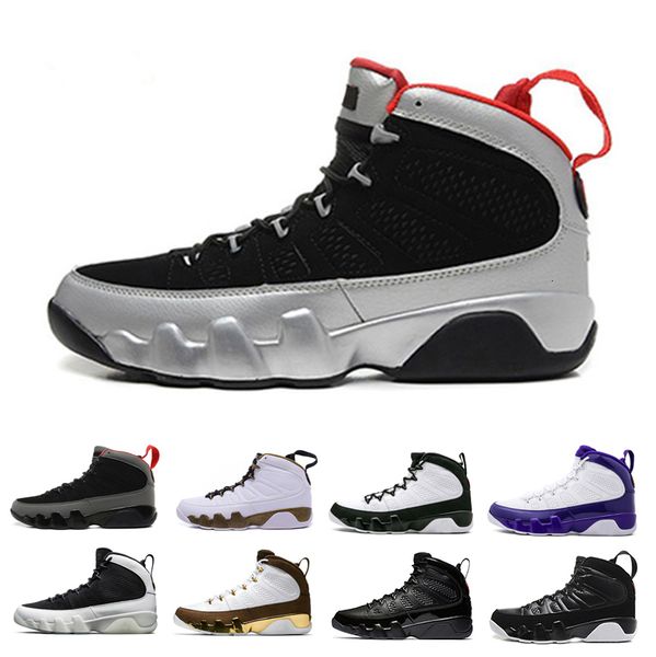 

9 9s men basketball shoes og tour yellow pe anthracite the spirit johnny kilroy 2010 release sports sneakers, Black