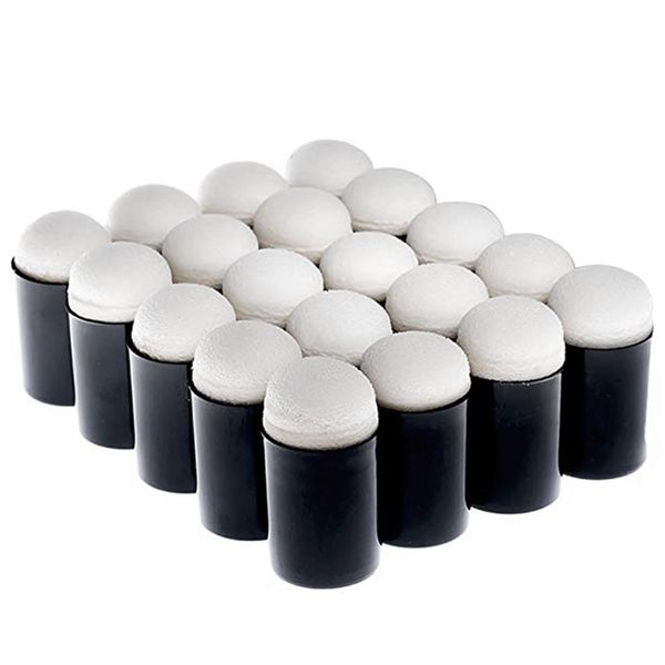 

50pcs finger sponge dauber painting ink pad stamping brush craft case art tools with box office school drawing diy craft
