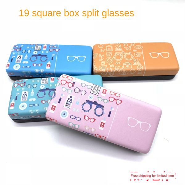 

20-year painted square sun sunglasses case printable myopia optical glasses case