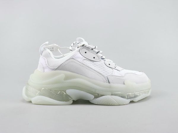 

2020 crystal bottom casual shoes triple s track designer old dad sneaker combination nitrogen outsole men women tripler sneakers 36-45 cu01, Black