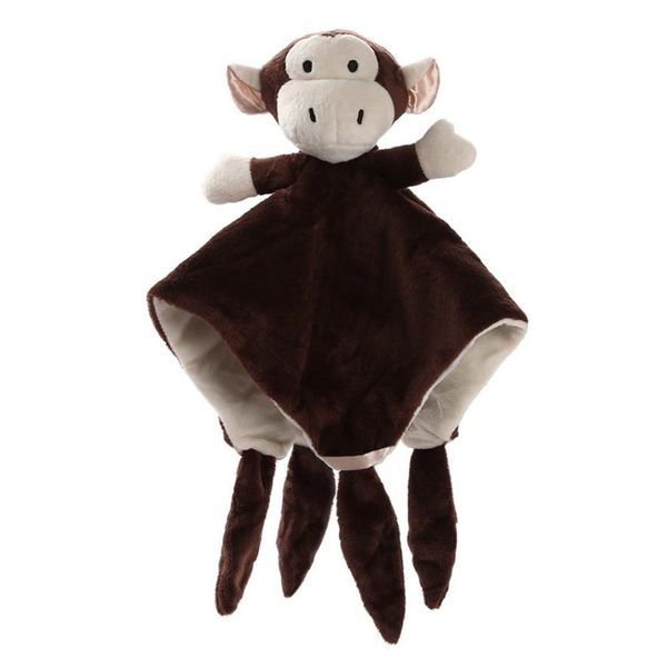 

2018 newborn soft baby teddy bear puppet toy gift snuggle baby comforter blanket k25