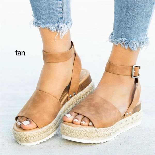 

women sandals plus size wedges shoes for women high heels sandals summer shoes flip flop chaussures femme platform sandals, Black