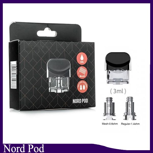 

Для NORD Бобы Картриджи 3ml с Nord 1.4ohm Regular 0.6ohm Mesh Катушки Замена Бобы Картриджи для NORD Kit 0266270-1