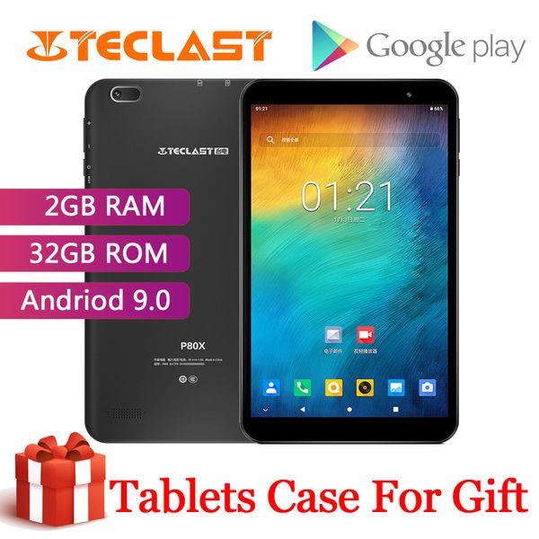 

Teclast P80X 4G Tablet Android 9.0 Netbook Фаблет таблетки 8 дюймов 1280 х 800 SC9863A окта сердечника 2GB RAM 32G