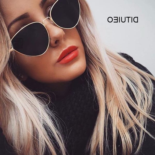 

eye cat small sunglasses women vintage red black sun female ladies cateyes sunglass 2018 retro glasses, White;black