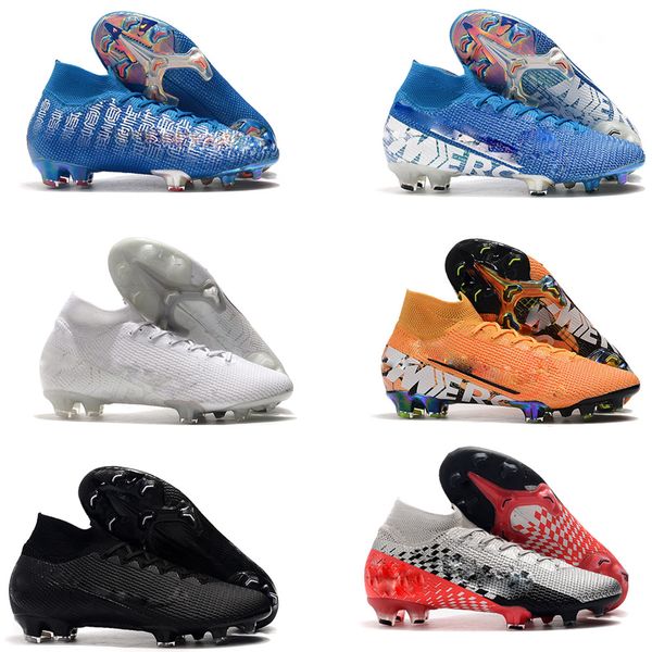 

2020 mens soccer shoes superfly 7 elite se fg soccer cleats ronaldo cr7 neymar outdoor football boots mercurial vapors 13 elite fg