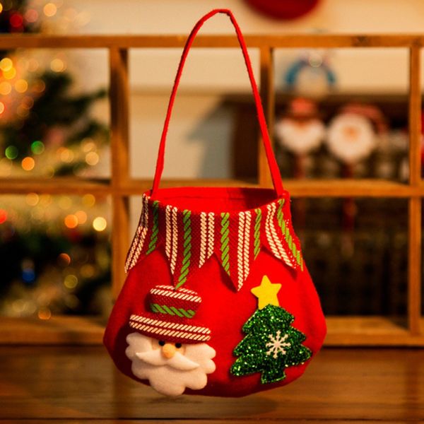

new christmas xmas tree hanging ornament cartoon gift bag decorations christmas bags holders home party creative gift bags kids
