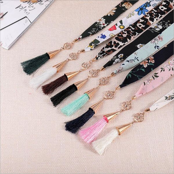 

женская vintage тонкий зашнуровать пояс пояс пояс ручной работы ткань кисточкой сплава кристалл горного хрусталя сам галстук пояс, Black;brown