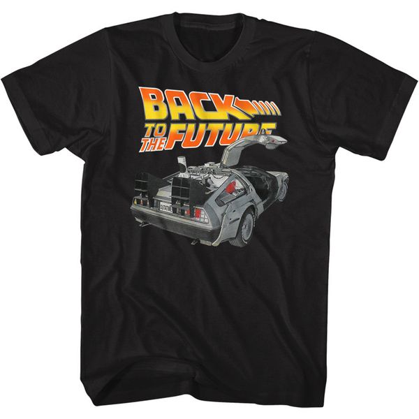 

back to the future футболка мужская новый оригинал в 100% черный хлопок bf размеры sm-5xl мужские футболки с коротким рукавом o-образным выр, White;black