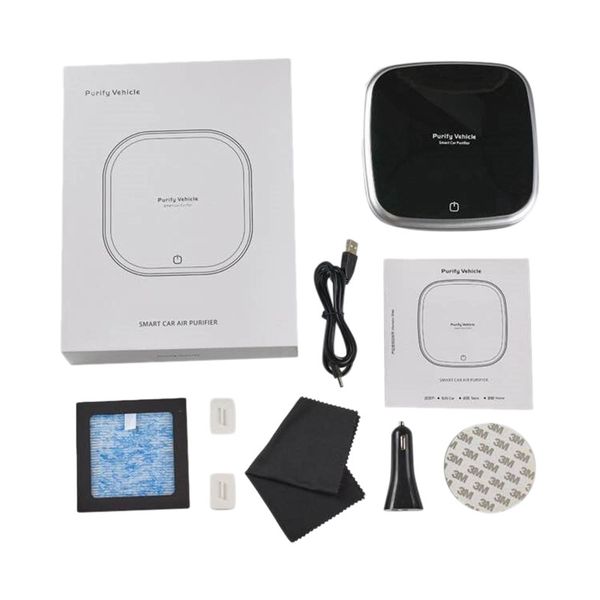 

smart car air purifier portable negative ion air purifier usb fog cleaner automatic fresh freshener oxygen bar remove smel