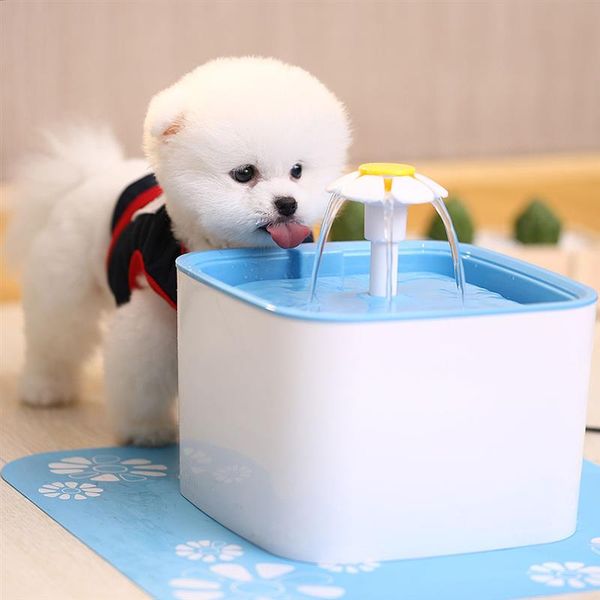 

uk/eu/us plug 2.5l automatic cat water circulation fountain electric dog pet filter dispenser drinker bowl drinking feeder