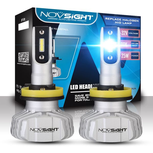 

25w led car light led headlights safer driving waterproof 6500k white light headlight bulbs h7 2pcs/set