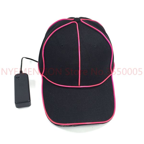 

10 шт dc-3v 10 цветов выбрать свечение светодиодные шляпы snapbacks бейсболки хип-хоп шляпа для хэллоуина бар партии шляпы