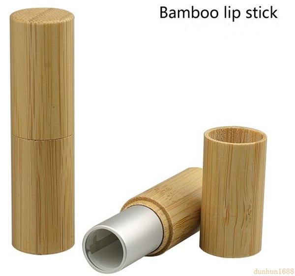 Bambus-Lippenstift-Röhren-Verpackungsmaterial, 12,1 mm Form, subsilberner Aluminiumkern Nr. 222