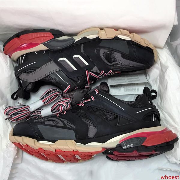 

2019 paris triple s track 3.0 grey orange yellow men women running shoes platform sports sneakers tess s. gomma trek mens trainers