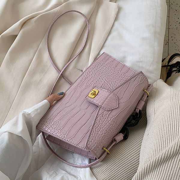 

purple tote bags for women vintage handbag mini leather shoulder bag retro women bag stone pattern female purse