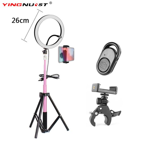 2020 Ring Light 10 26cm Annular Make Up Lamp Dimmable Led Ring Light With Tripod Amp Phone Holder For Camera From Qygw Photo 24 48 Dhgate Com