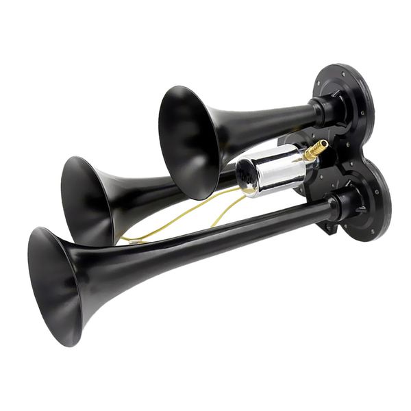 

12v-24v air horn kit тройной труба поезд для тележки автомобиля лодка rv супер loud