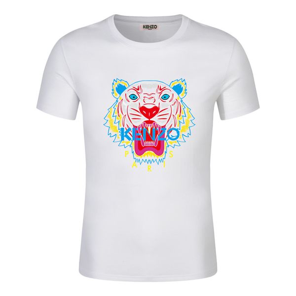 

19ss new/kenzo shirt designers t shirt brand printed cotton short sleeve luxury tiger head polo shirt embroidery tee women mens streetwear, White;black