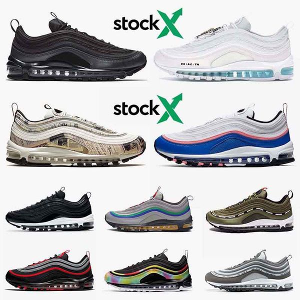 

air 2020 new mschf x inri jesus 97s cushions men women running shoes newspaper og undefeated olive triple white black off trainers sneakers