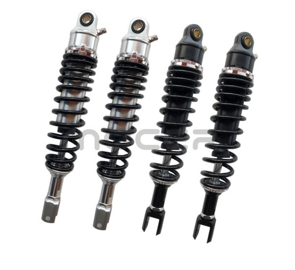 

1pair 355mm rear air spring 7mm motorcycle shocks absorber clevis for cb750 cb 750 black + silver