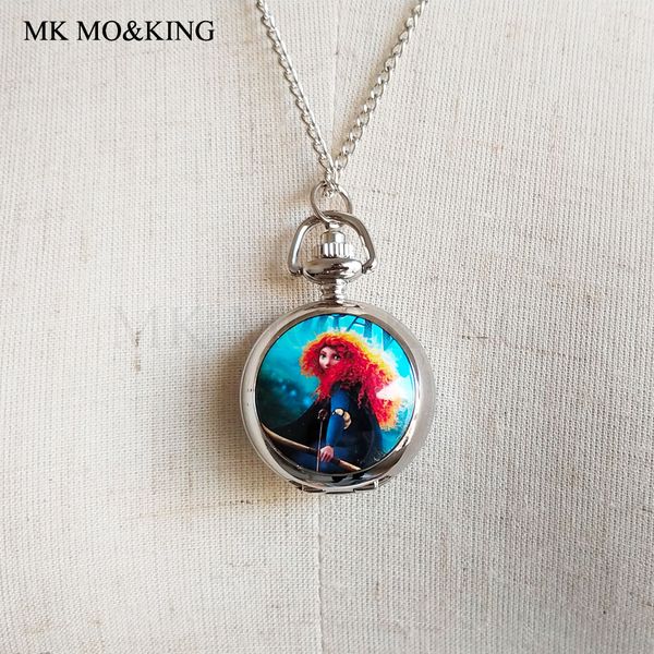 

vintage anime children's pocket watch quartz casual boys and girls gift clock cool kids time for children men women fans, Slivery;golden