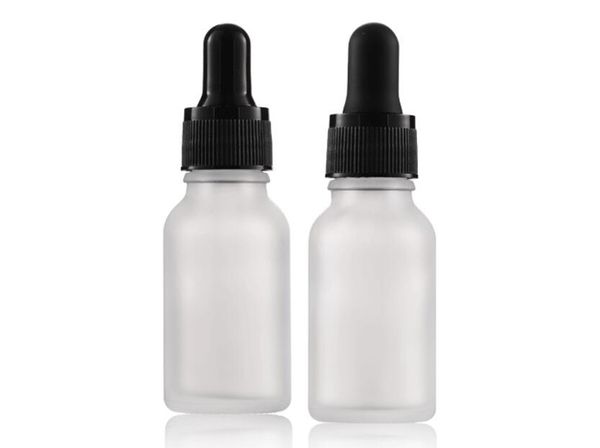 

15мл прозрачный матовое стекло капельницы бутылка пустая бутылка масла эфирное масло стеклянная бутылка с черной крышкой и стеклянной капель
