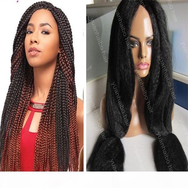 

wholesale price 20inch color 1 jet black kinky straight black jumbo braid hair synthetic braiding hair ing
