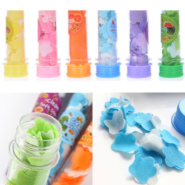 

1pcs portable tube soaps petals for bath and body works scented bath soap flakes child hand washing soaps travel accessories, Black