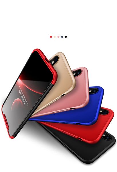 

новый чехол для мобильного телефона apple scrub, сращивающий чехол «три в одном» для мобильных телефонов, защитный чехол для iphone xs max 6