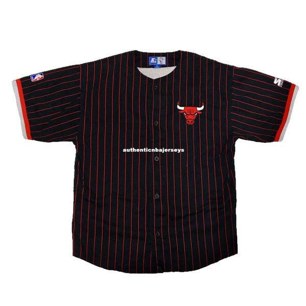 

custom custom vtg rare pinstripe blank starter baseball jersey mens retro mens xs-6xl stitched basketball jerseys ncaa, Black;blue