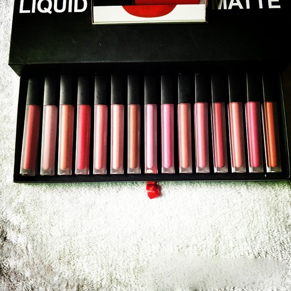 

16pcs/set new makeup kylie matte lipstick set lipgloss rouge a levre make up lipsticks 16 colors cosmetics epacket +gift