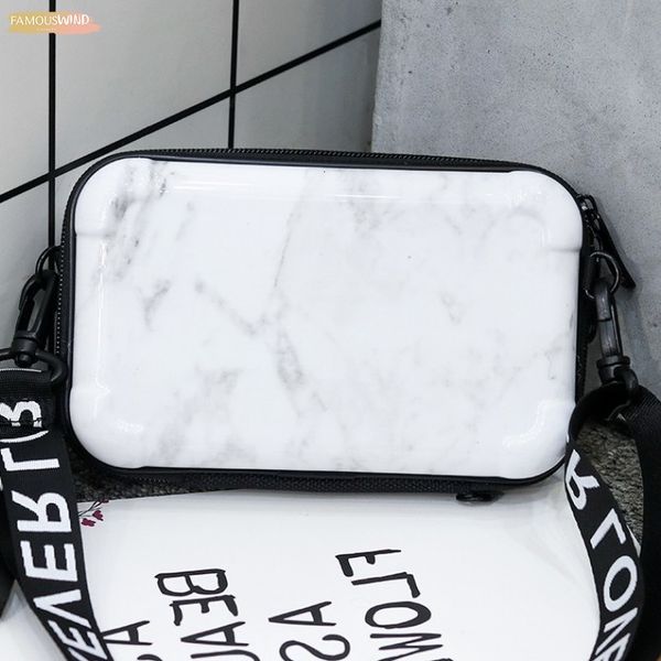 

women handbag fashion crossbody bag for ladies mini luggage make up bag for travel shoulder bags clutch marble