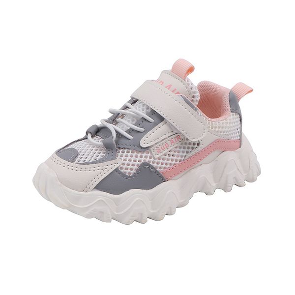 

new kids sneakers for boys girls 2020 fashion spring autumn casual baby sports shoes single mesh breathable children sneakers, Black