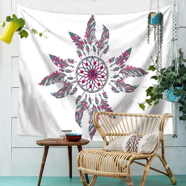 

posimi second decorative tapestry cloth hanging cloth wall tapestry mandala boho beach mat polyester blanket mandalas